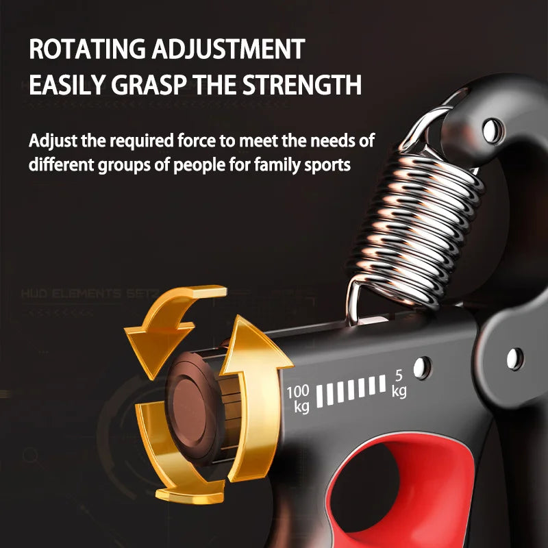 PowerGrip™ Adjustable Grip Strength Trainer - 5-60/100/150KG