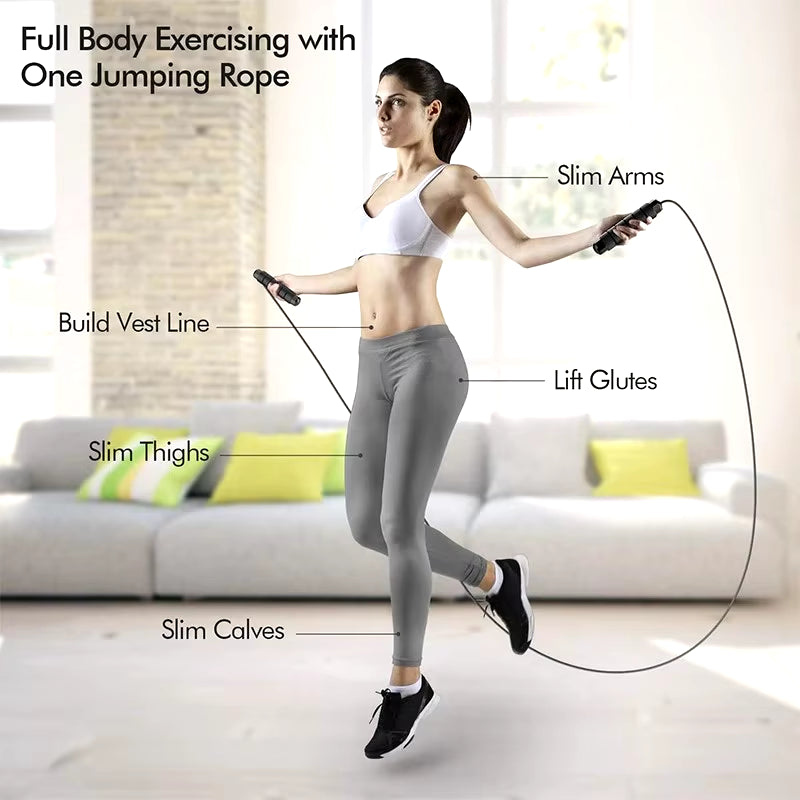 PowerSkip™  Adjustable Skipping/Jump Rope