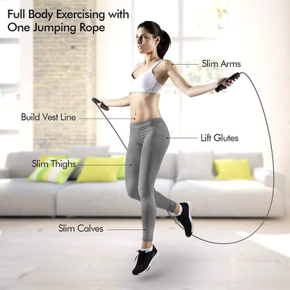 PowerSkip™  Adjustable Skipping/Jump Rope