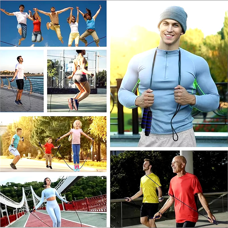 PowerSkip™  Adjustable Skipping/Jump Rope